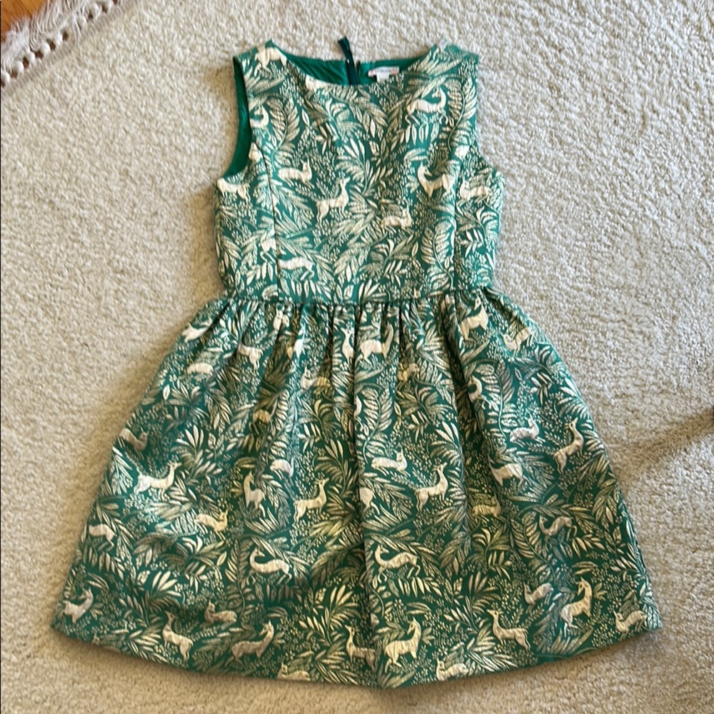 Crewcuts Green Sleeveless Sundress